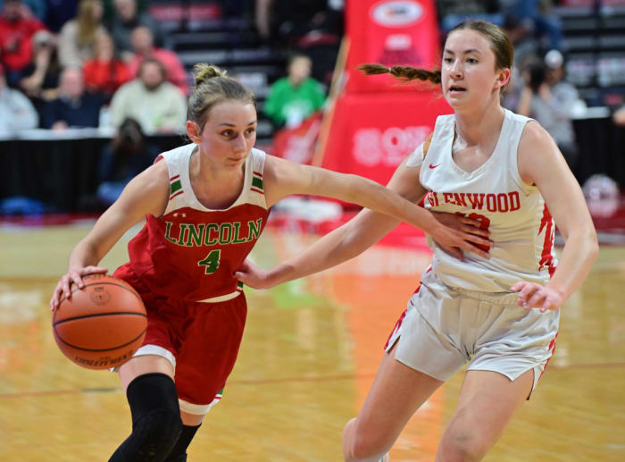 Lincoln Chatham Glenwood Illinois 3A girls basketball championship March 2 2024 Tim Vizer 26355